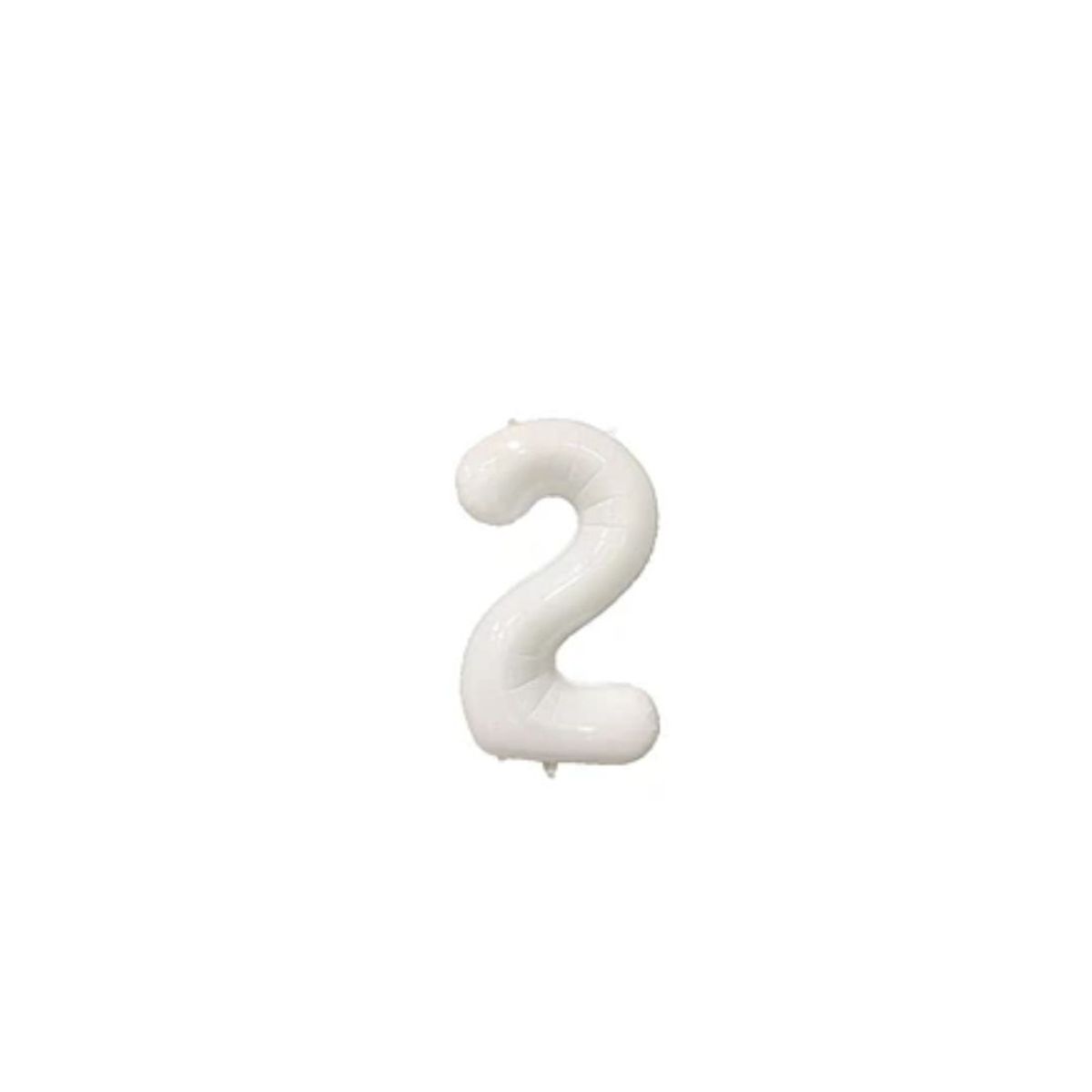 GENERICO - Globo Numero 2 Blanco 34 pulgadas