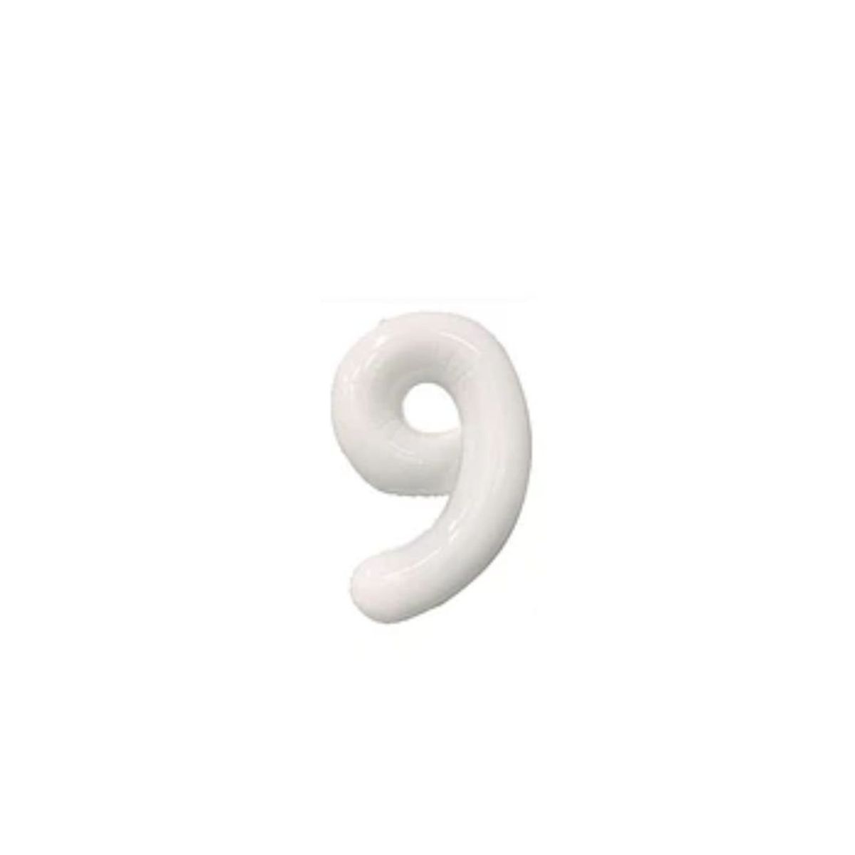 GENERICO - Globo Numero 9 Blanco 34 pulgadas