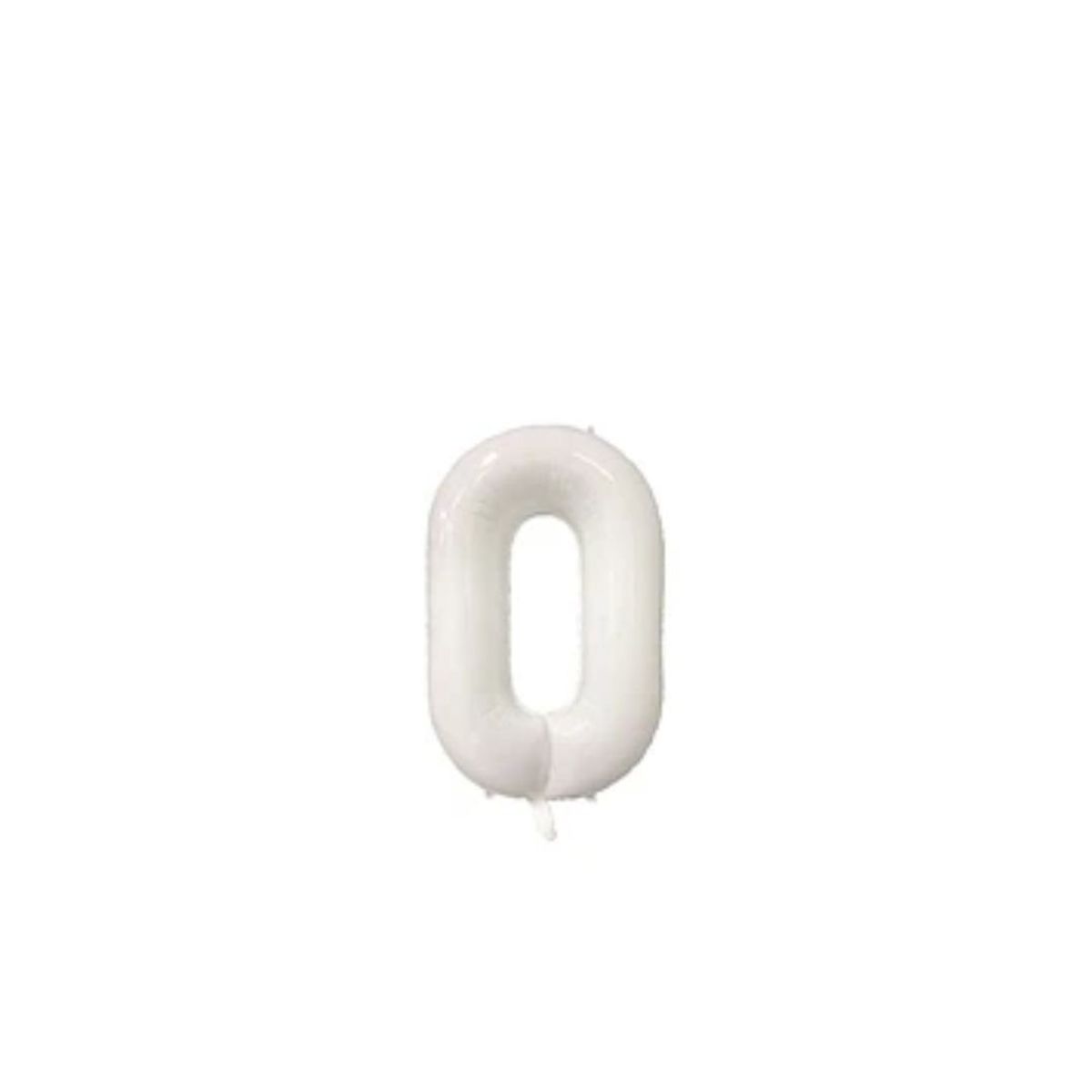 GENERICO - Globo Numero 0 Blanco 34 pulgadas