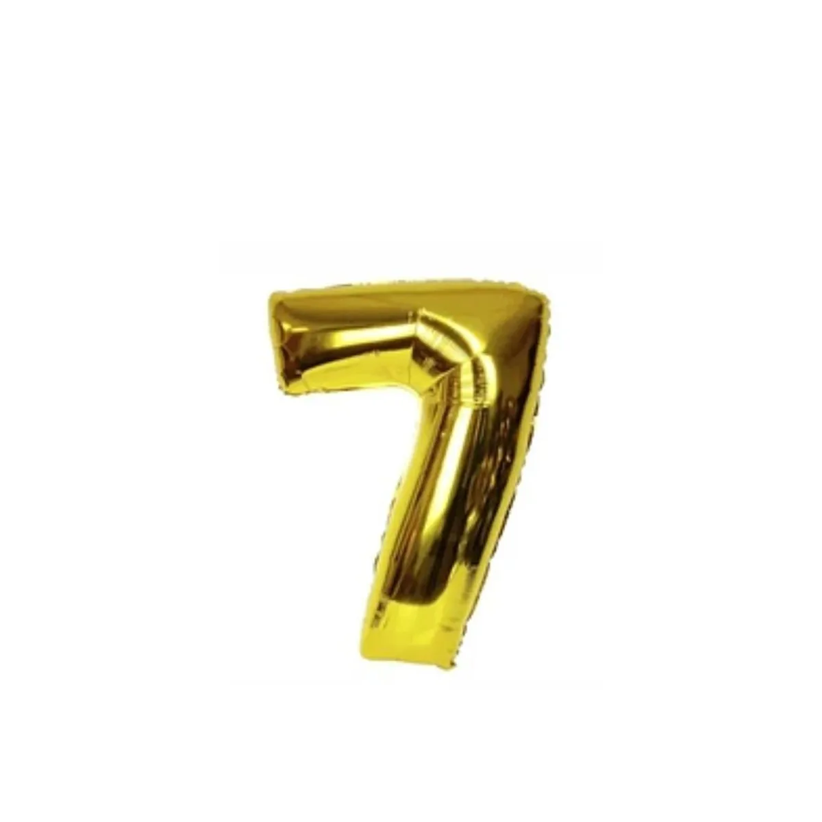 GENERICO - Globo Numero 7 Dorado 40 pulgadas