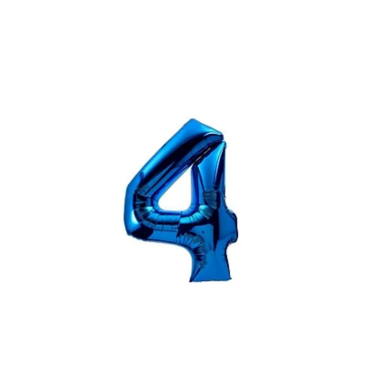 GENERICO - Globo Numero 4 Azul 40 pulgadas