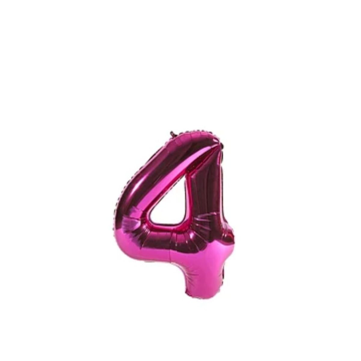 GENERICO - Globo Numero 4 Rosa 40 pulgadas