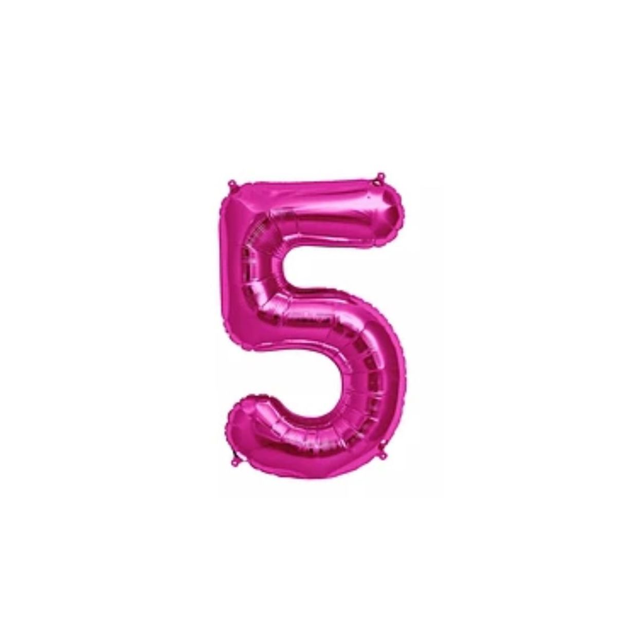 GENERICO - Globo Numero 5 Rosa 40 pulgadas