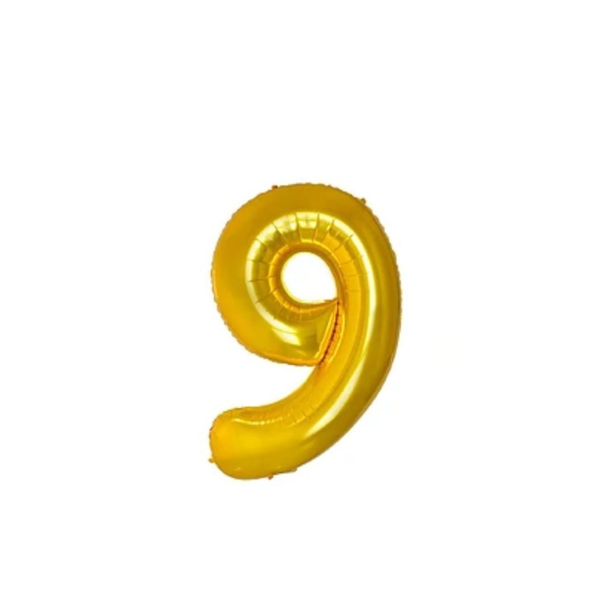 GENERICO - Globo Numero 9 Dorado 50 pulgadas