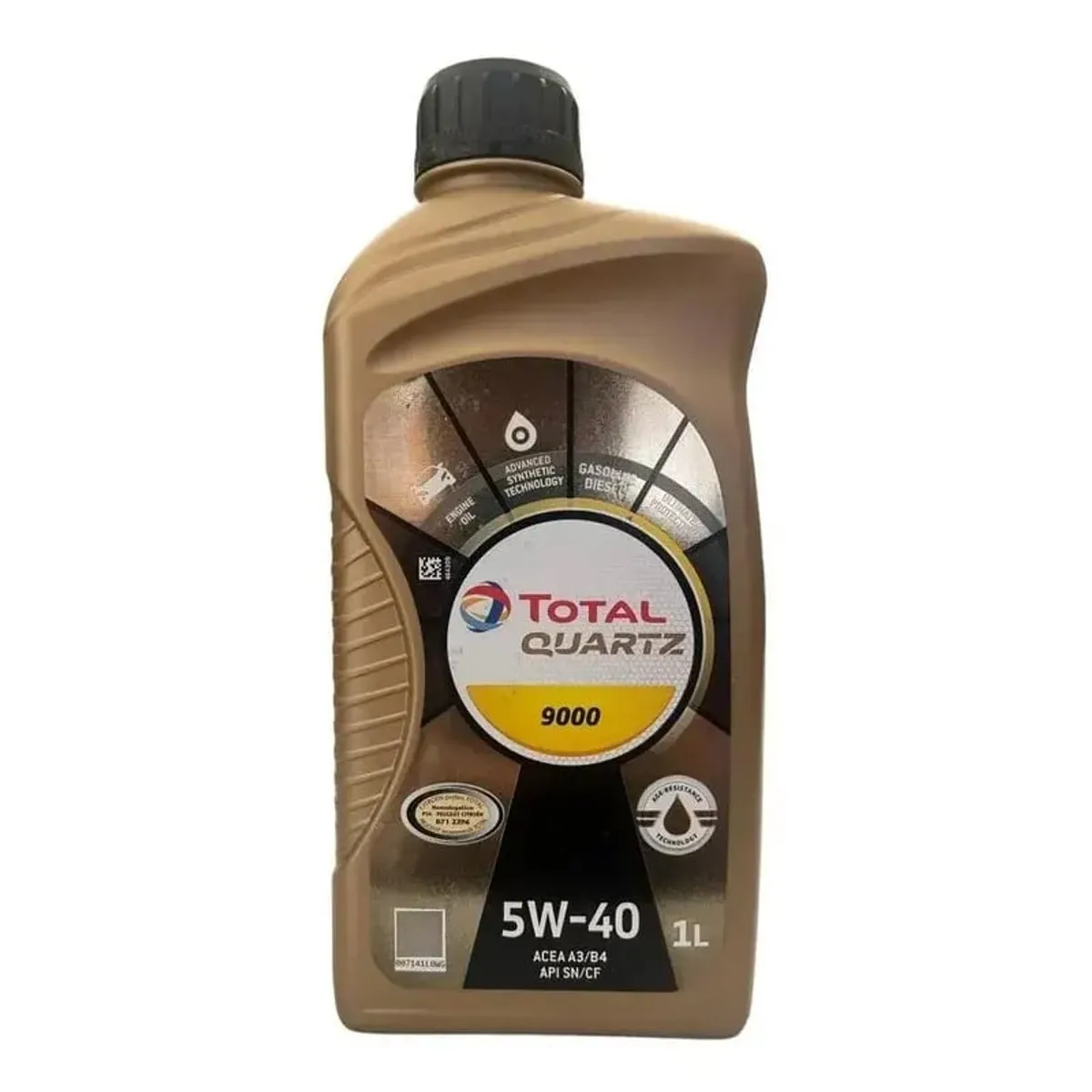 TOTAL - Aceite Motor Sintetico Total 5w40 Bidon 1L