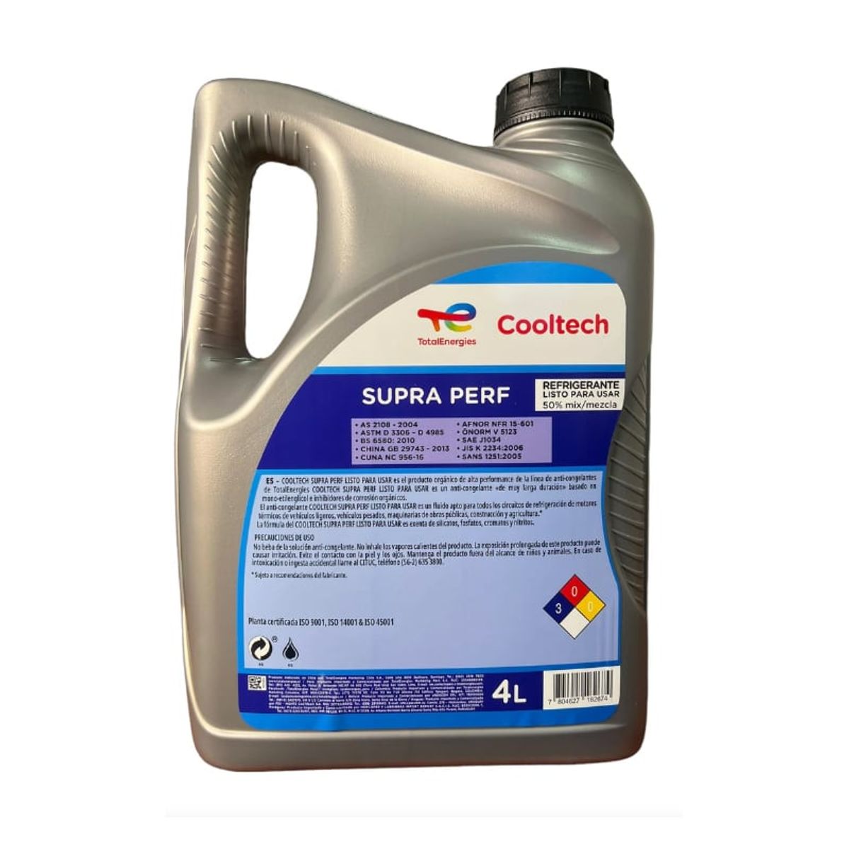 TOTAL - Anticongelante Refrigerante Total Supra Perf 4 Litros
