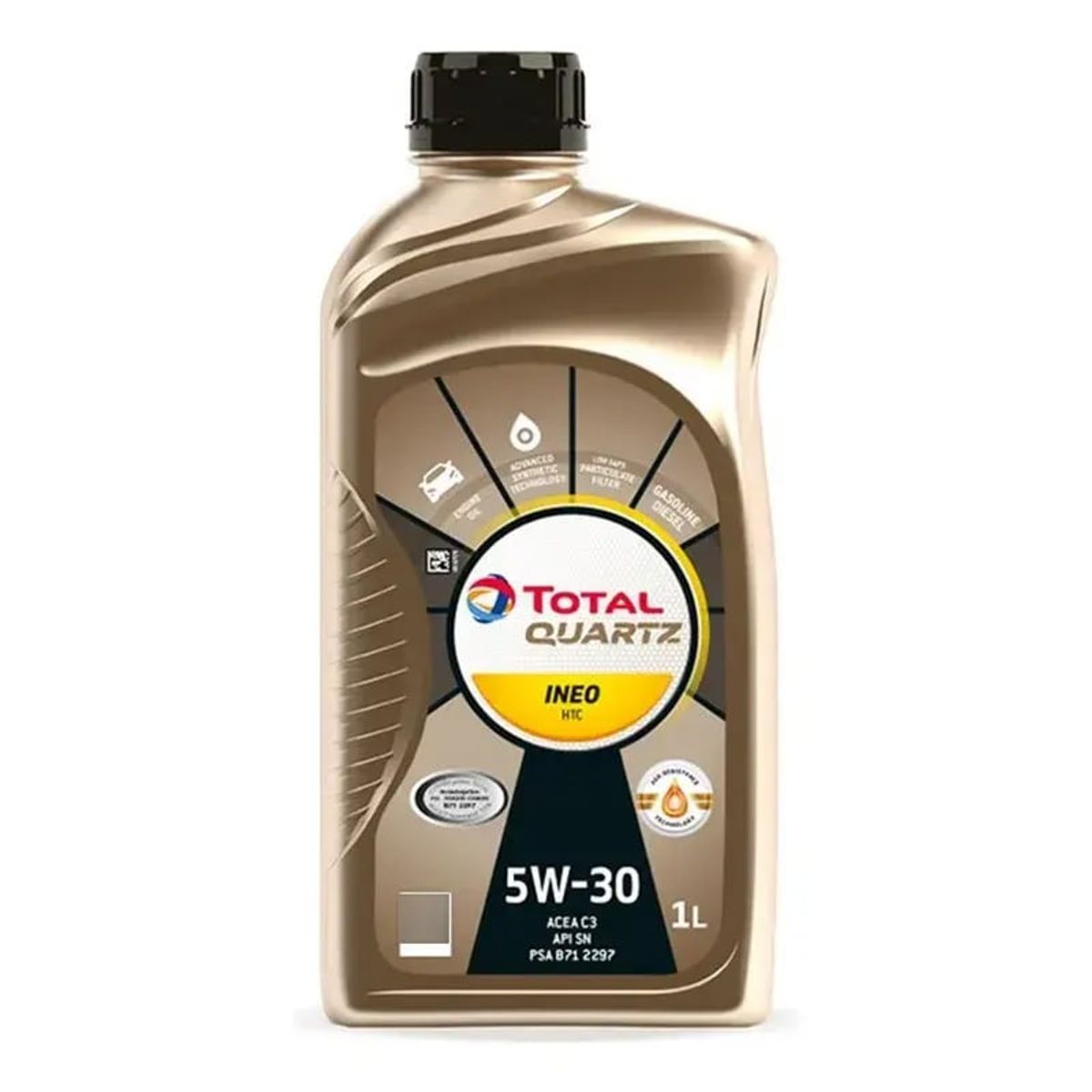 TOTAL - Aceite Motor Total 5W30 Htc 1 Litro
