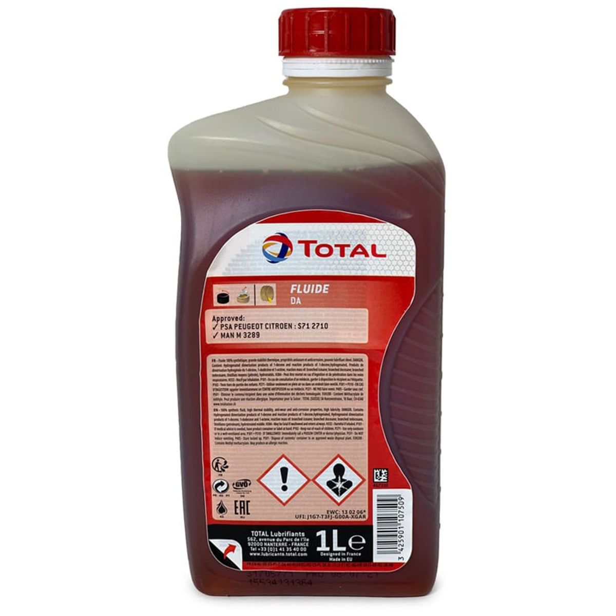 TOTAL - Aceite Direccion Hidraulico Total Fluide Da Sintetico 1L
