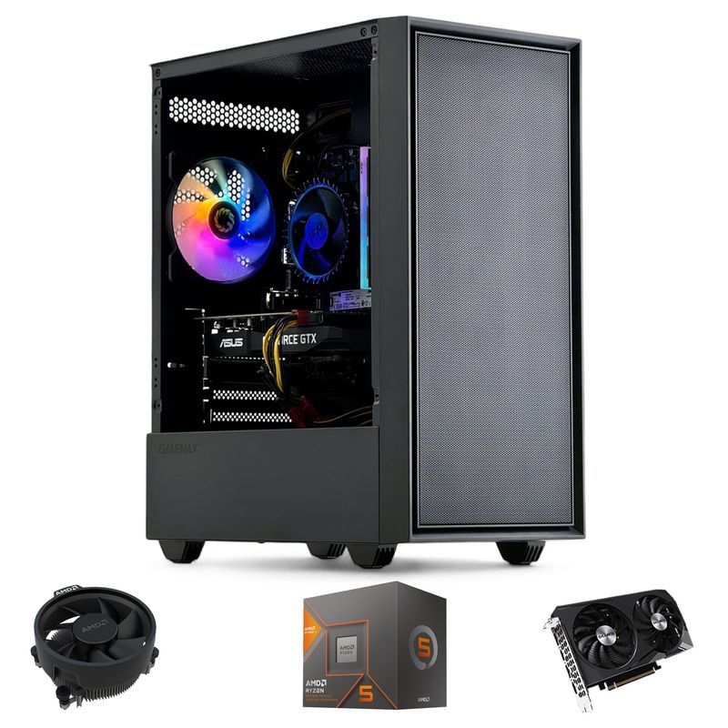 HYPERPC - PC GAMER AMD RYZEN 5 8400F 16gb DDR5 1Tb GTX 1650 WiFi