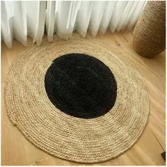GENERICO - Alfombra redonda Yute 120CM