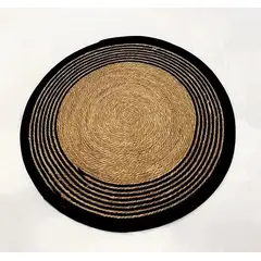 GENERICO - Alfombra redonda Yute 120CM 10