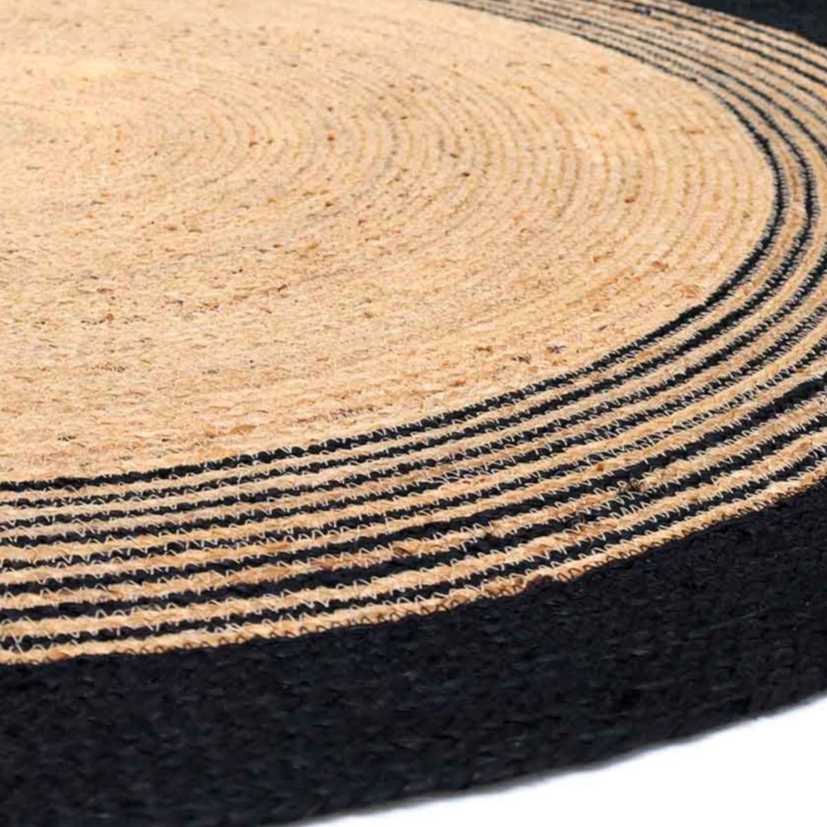 GENERICO - Alfombra redonda Yute  120CM 10.