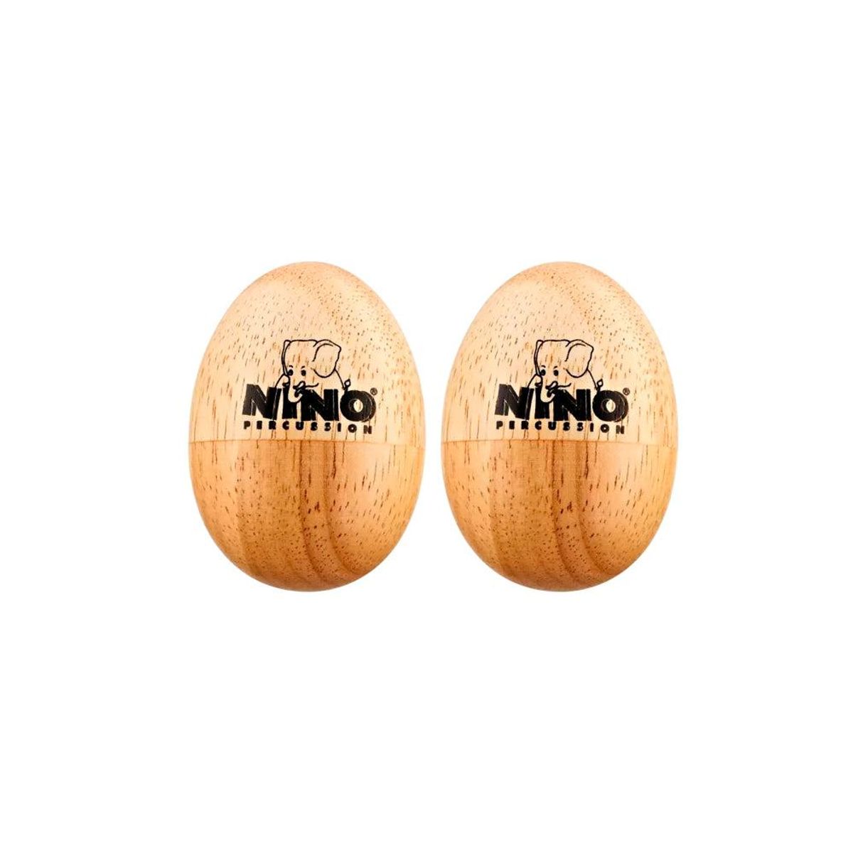 GENERICO - Huevitos Shaker Wood Egg Shaker De Madera Natural Small Par