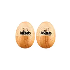 GENERICO - Huevitos Shaker Wood Egg Shaker De Madera Natural Small Par