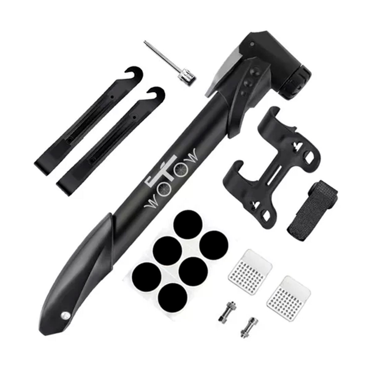 GENERICO - Mini Bombin Portátil Para Bicicleta Con Ball Needle