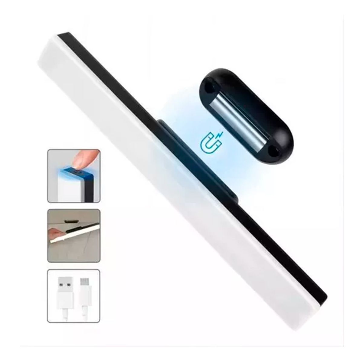 GENERICO - Lámpara De Escritorio Magnética De 14 Led Control Táctil Luz