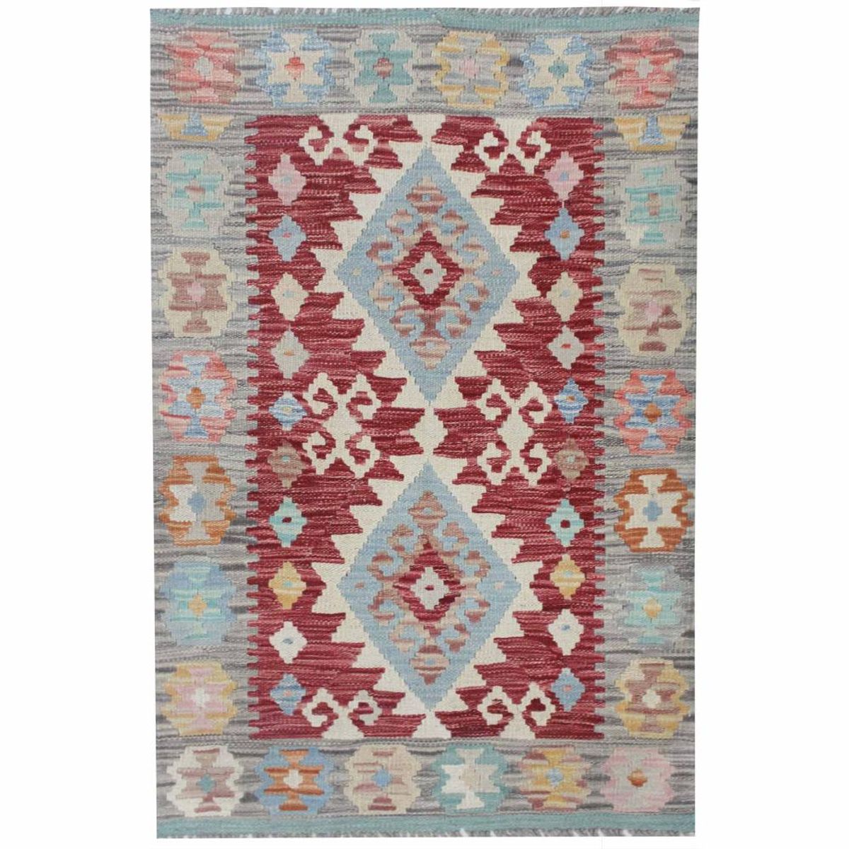RUGS CL - Alfombra Rugscl Kilim Newtri Multicolor 082x121 7465KP