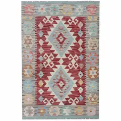 RUGS CL - Alfombra Rugscl Kilim Newtri Multicolor 082x121 7465KP