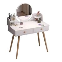 Tocador Madera Con Espejo 60x40x75cm
