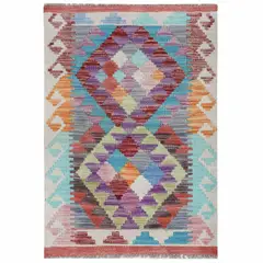 RUGS CL - Alfombra Rugscl Kilim Newtri Multicolor 062x087 7472KP