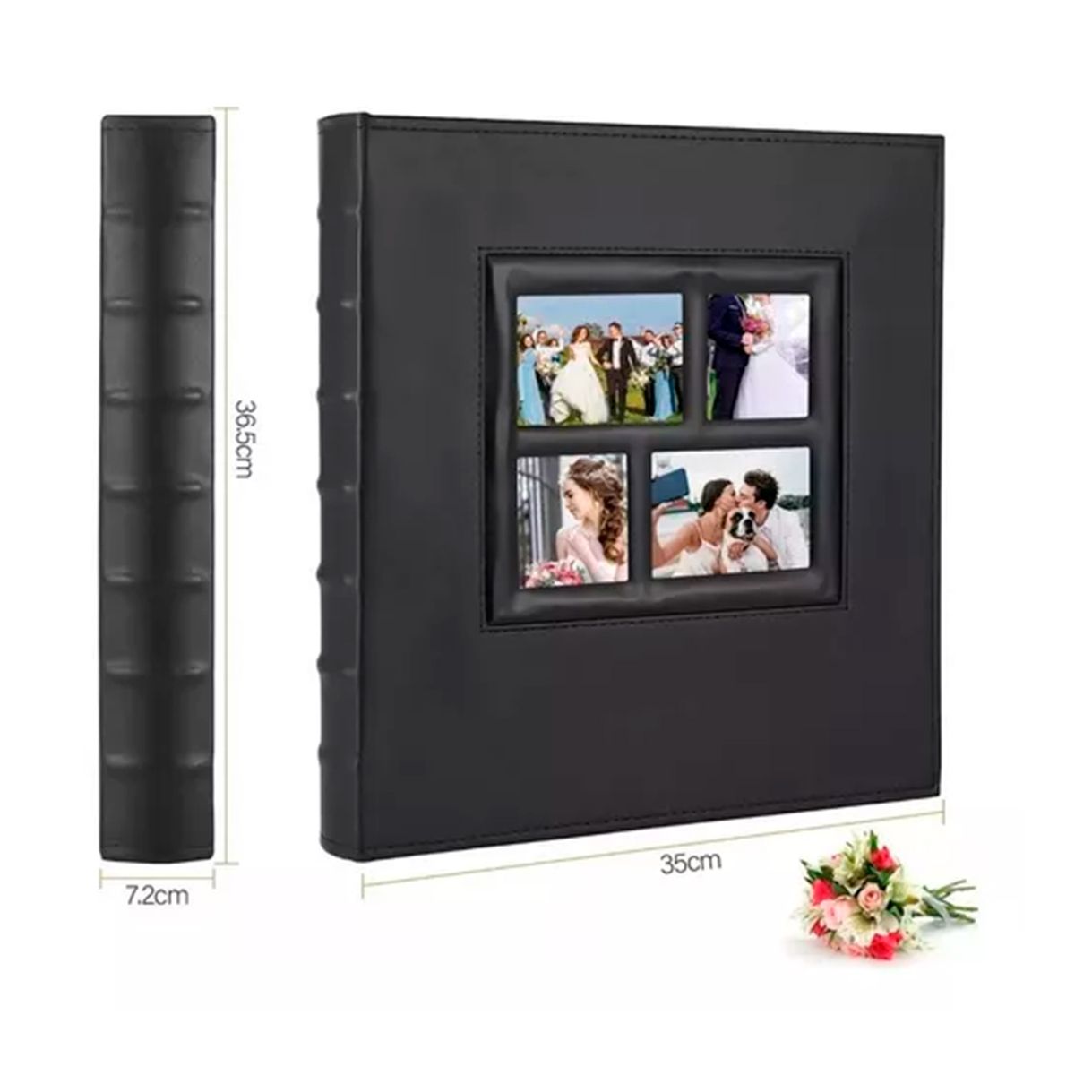 GENERICO - Álbum Fotográfico Para 500 Fotos Negro Premiun