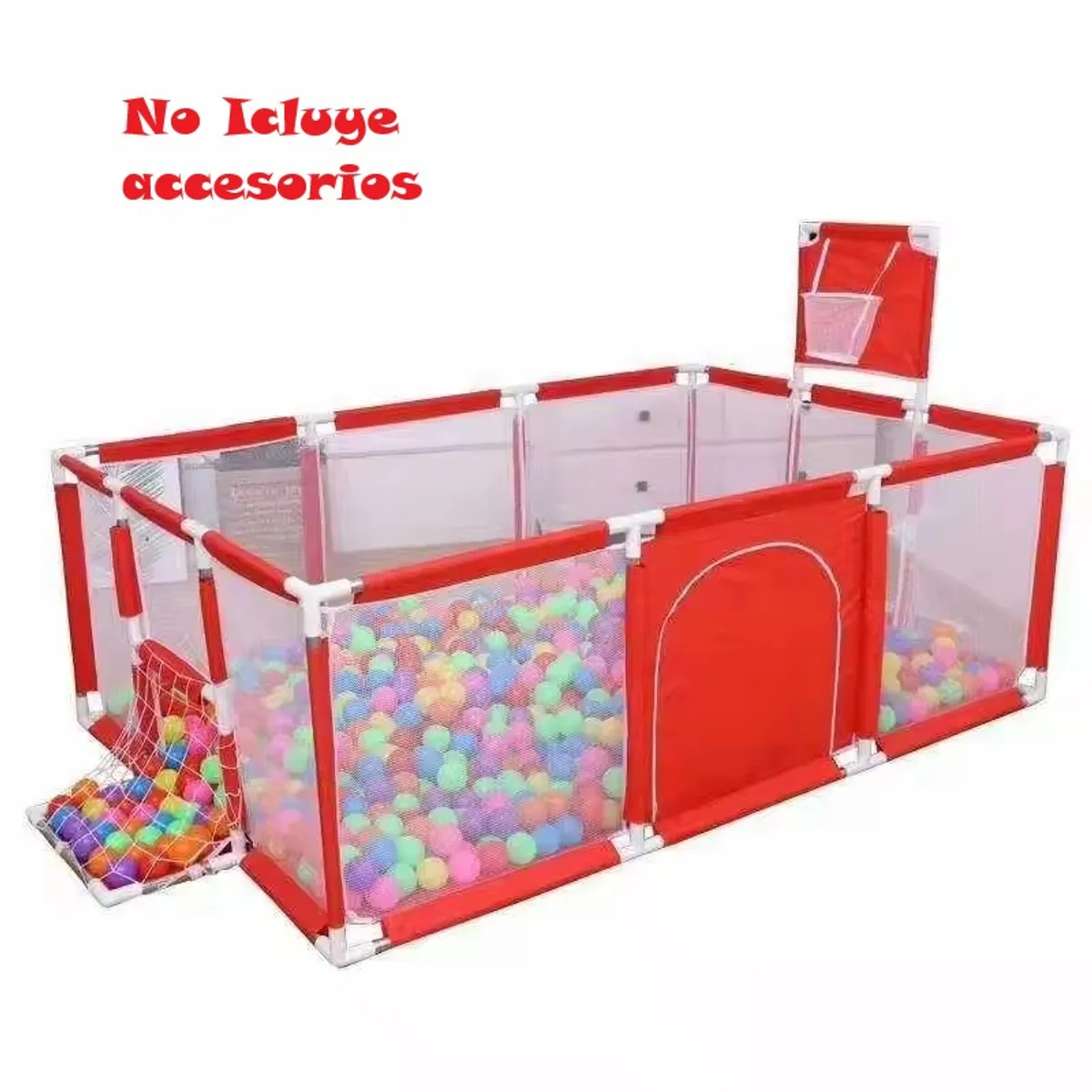 GENERICO - Corral Seguridad Bebes Con Aro De Básquetfutbol 180cm