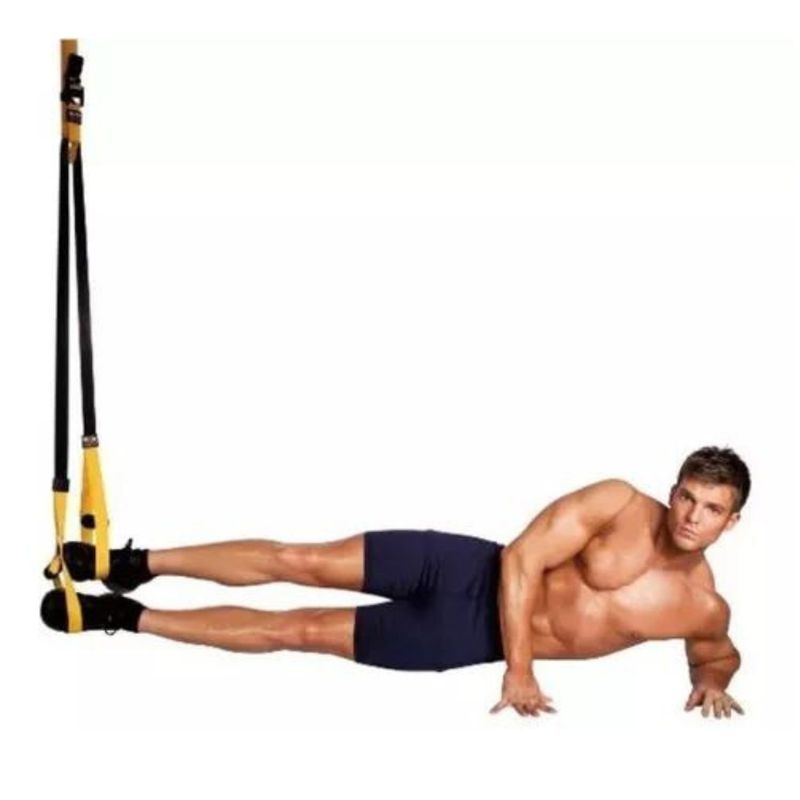 INVENCIBLE - BANDAS DE SUSPENSIÓN ENTRENAMIENTO CROSSFIT  FITNESS AK93