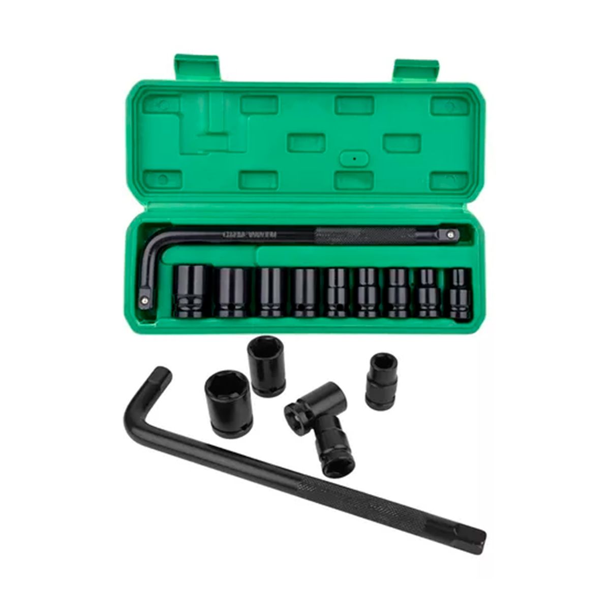 GENERICO - Kit Dados 10 Pzs herramientas Llave De Vaso