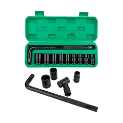 GENERICO - Kit Dados 10 Pzs herramientas Llave De Vaso