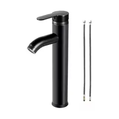 GENERICO - Mezcladora Llave Para Fregadero Lavabo Baño + 2 Mangueras