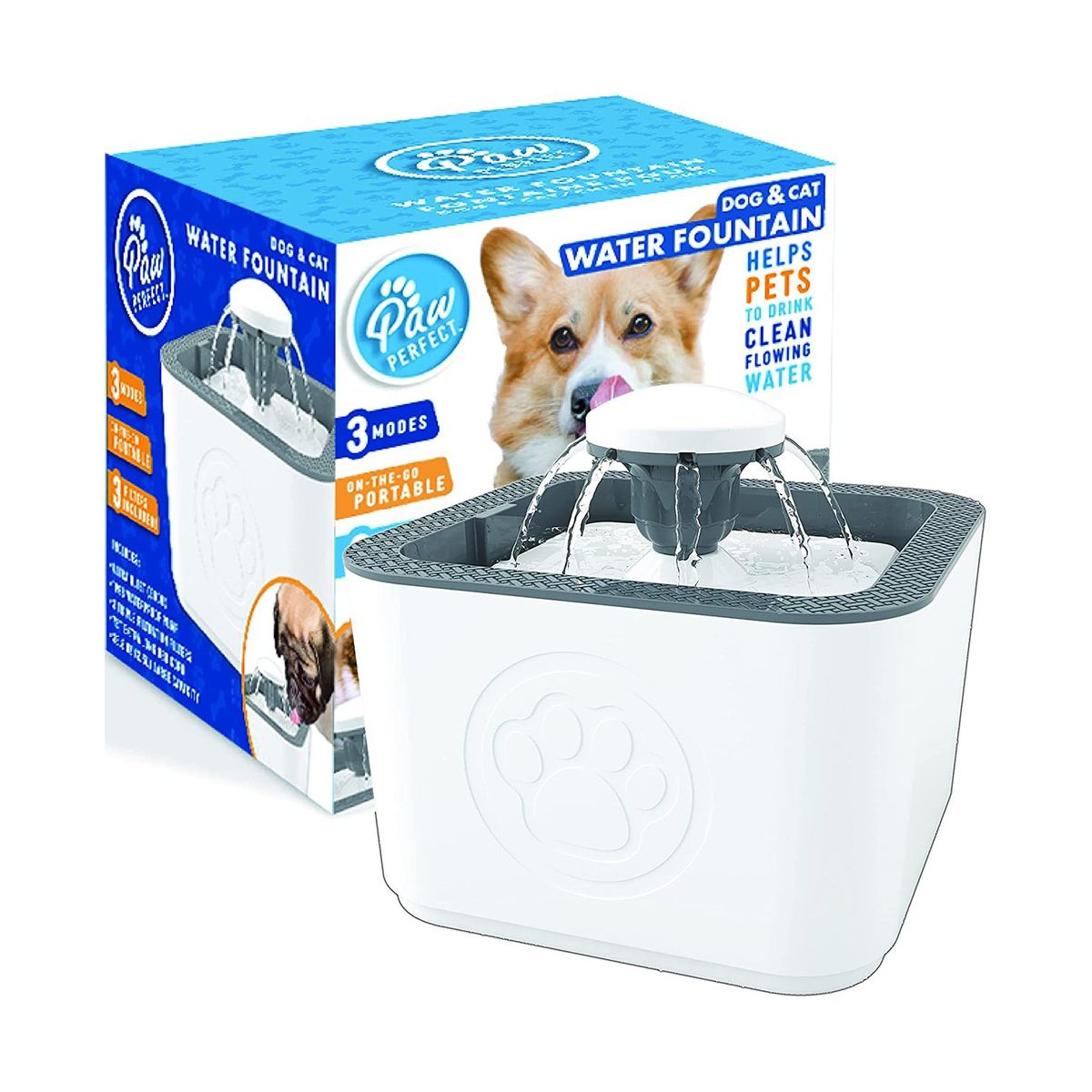 Pet In Care - Fuente de Agua para Mascotas Con Filtros 2.5 Litros con USB