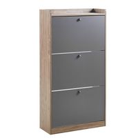 Zapatero Yori 3 niveles 18 pares gris