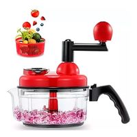 Picadora Manual De 1.85 Lt Procesador De Alimentos