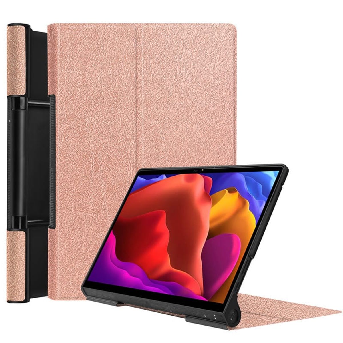 GENERICO - Funda Inteligente compatible con Lenovo Yoga Tab 13 Rosa Gold