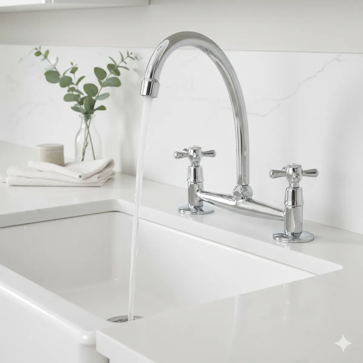 STRETTO - Combinación Llave Grifo Lavaplatos Mossini Cruz Stretto