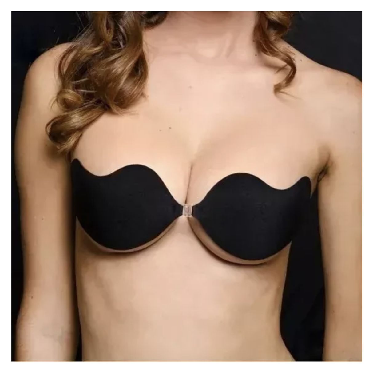 IDEAL FEMIDOM - Bra Mágico Push Up Adherible - Invisible Reutilizable Para Escotes