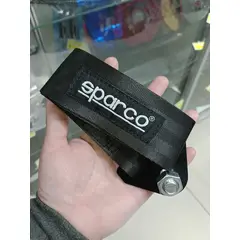GENERICO - Cinta correa gancho de remolque ó arrastre sparco negro