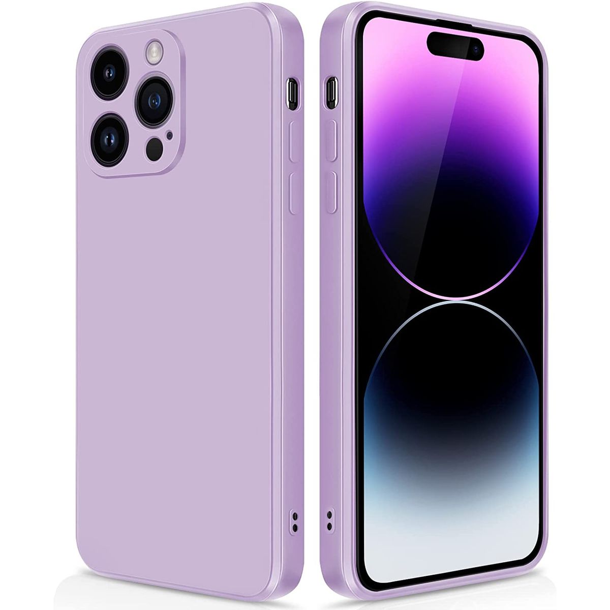 GENERICO - Carcasa para iPhone 14 Pro Silicona Antideslizante Suave