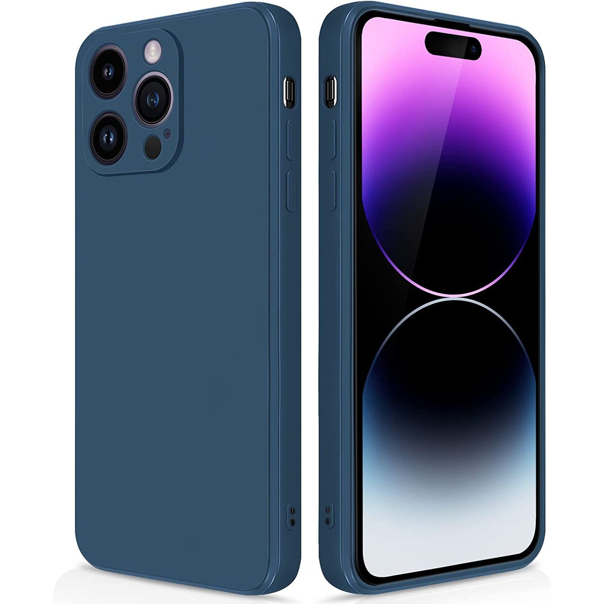 GENERICO - Carcasa para iPhone 14 Pro Max Silicona Antideslizante Suave