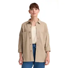 PANAMA JACK - Chequeta Sobre Camisa Beige