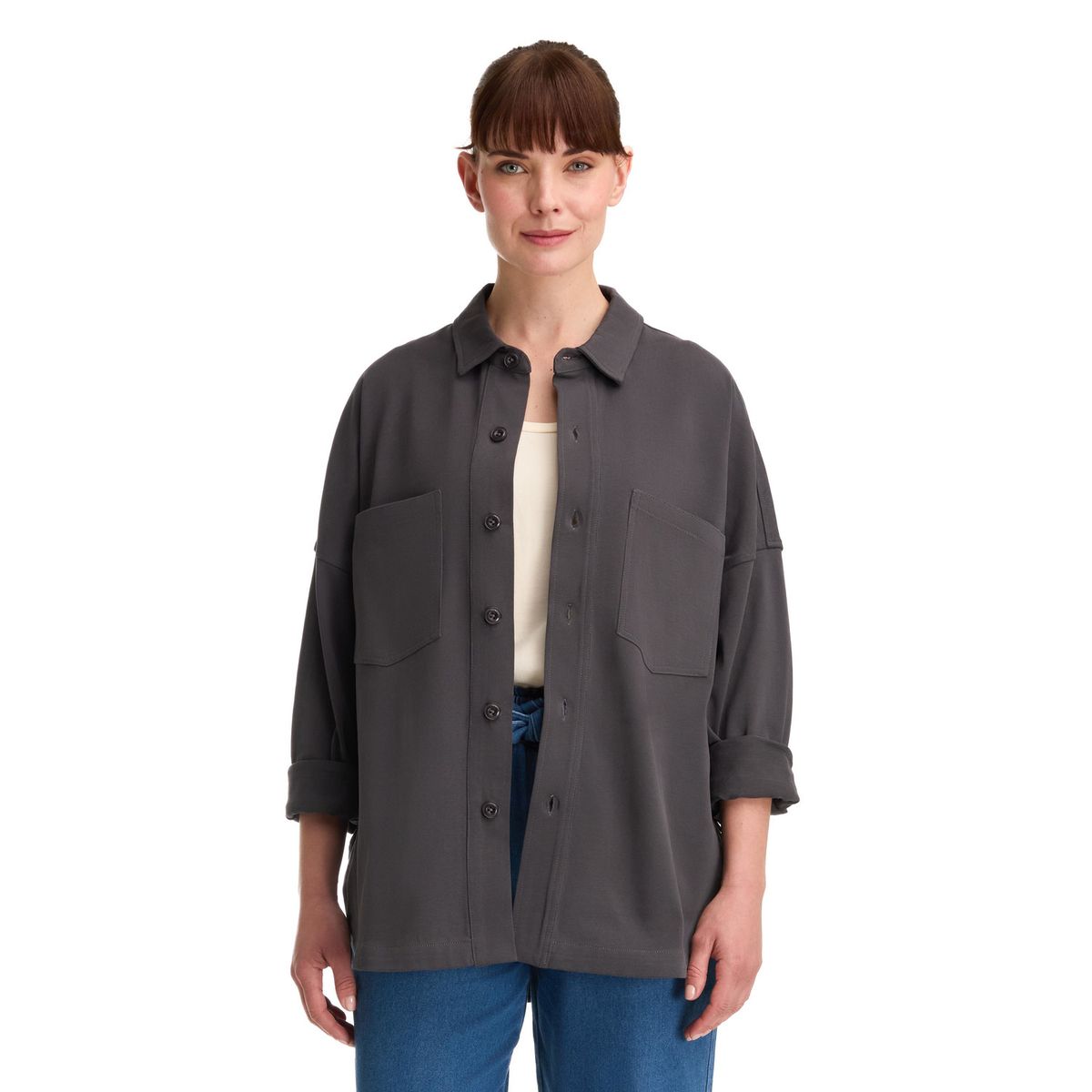 PANAMA JACK - Chaqueta Sobre Camisa Gris Panama Jack