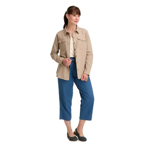 PANAMA JACK - Chaqueta Sobre Camisa Mujer Beige