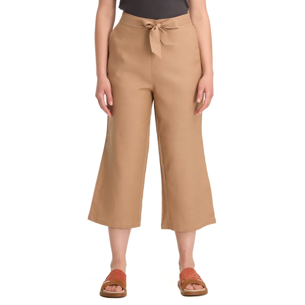 PANAMA JACK - Pantalón Lino Mujer Beige Panama Jack