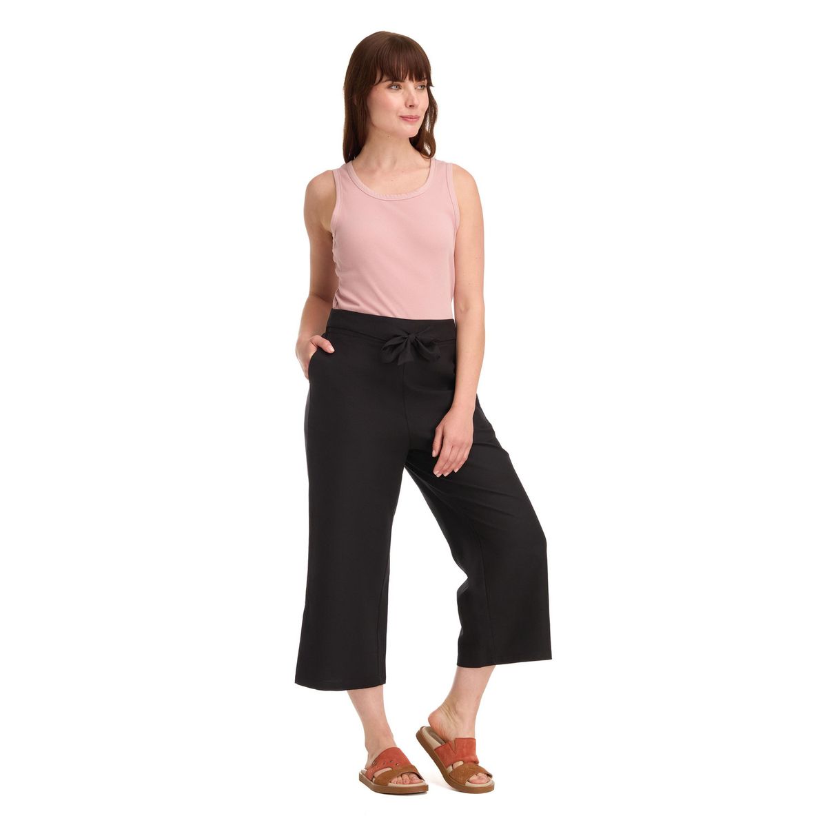 PANAMA JACK - Pantalón Lino Mujer Gris Panama Jack