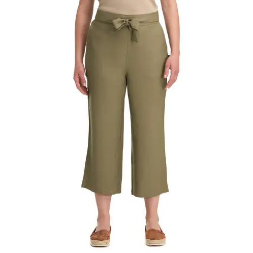 PANAMA JACK - Pantalón Lino Mujer Verde