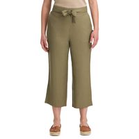Pantalón Lino Mujer Verde