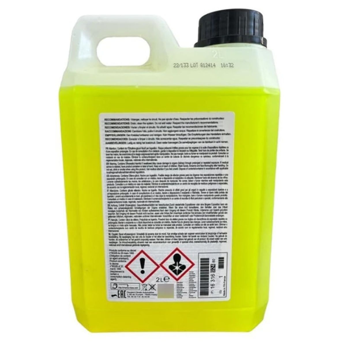GENERICO - Anticongelante Refrigerante Eurorepar 2 Litros