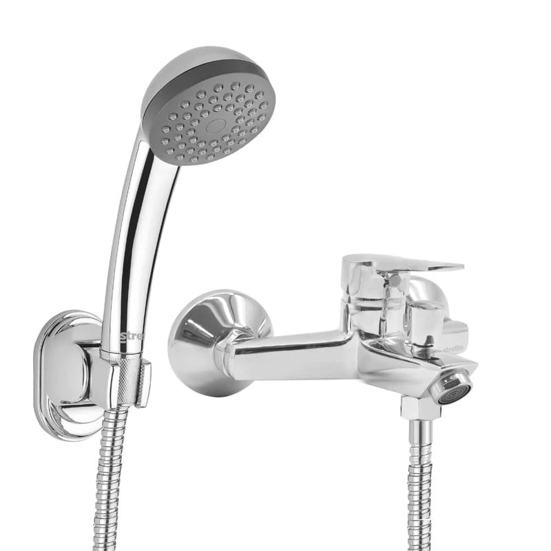 STRETTO - Monomando Llave Grifo Para Tina Ducha Cromo Modelo Arezzo Stretto