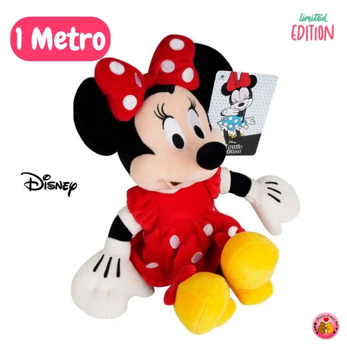 DISNEY - Peluche Gigante Minnie 100 CM - Original