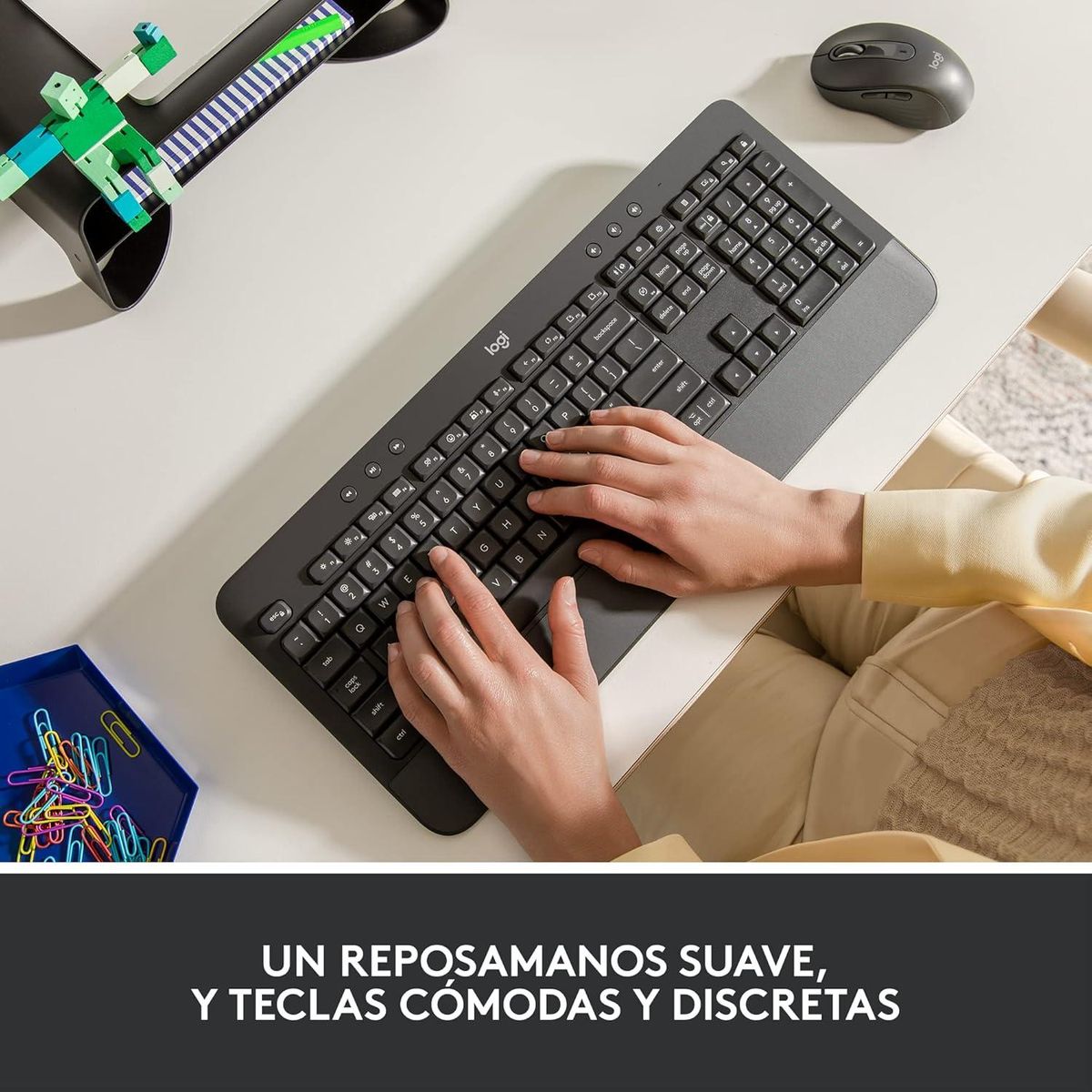 LOGITECH - Teclado Signature K650 Comfort inalámbrico NEGRO